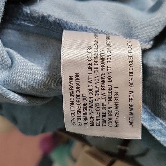 Knox Rose boho denim tunic - Picture 5 of 5